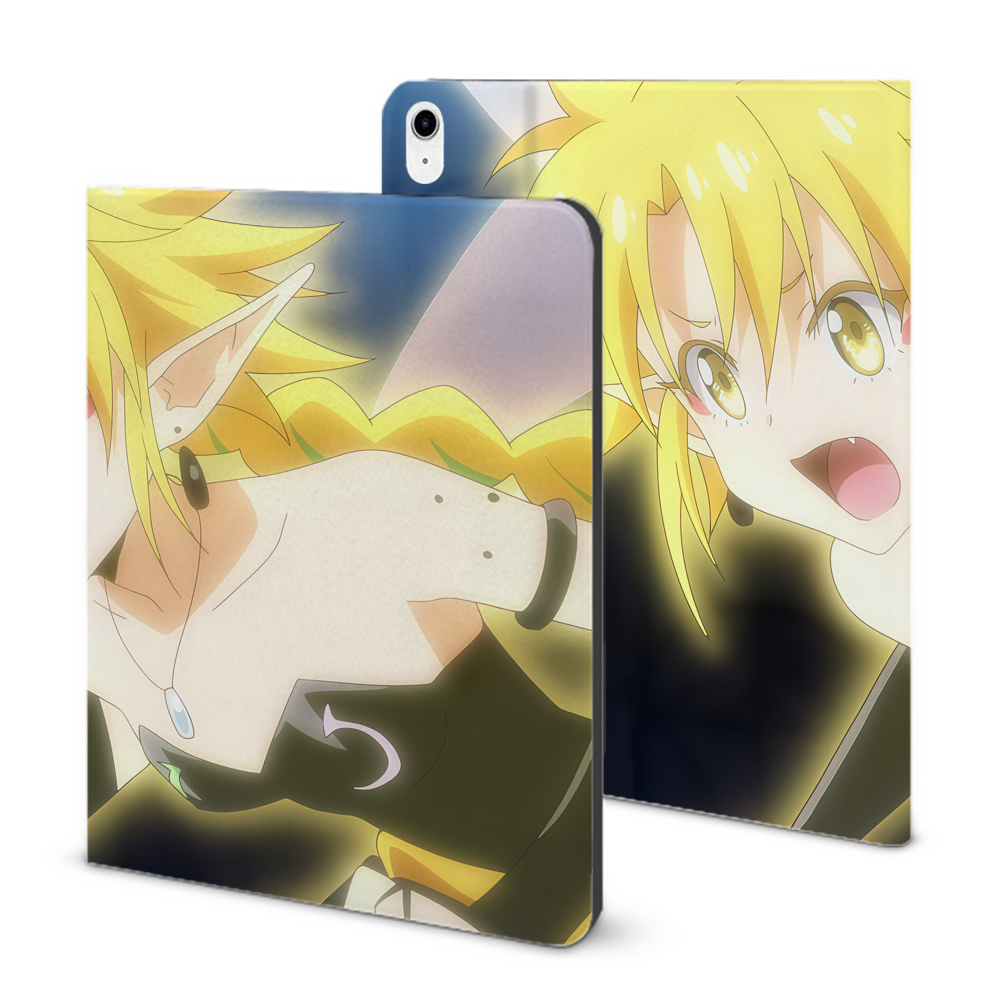 （画像用） 転スラ Regarding Reincarnated to Slime IPad ケース ブック型 PUレザー TPU 耐衝撃 軽量 薄型 ペン収納なし 全面保護 IPad 各モデル対応